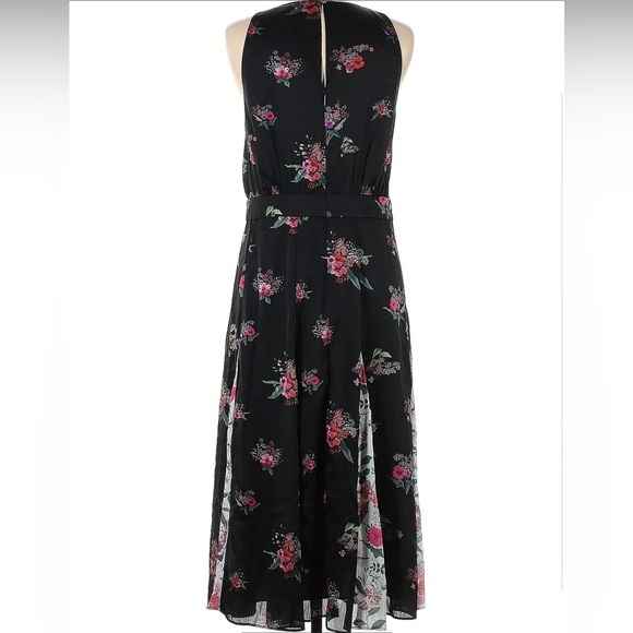 NWT Stunning Premium Designer Ted Baker London Black Cocktail Dress in Size 8 - Picture 2 of 2